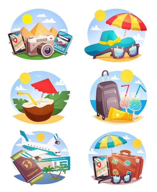 Zomervakantie composities instellen