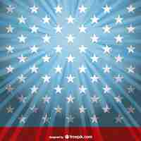 Gratis vector zonlicht usa vlag vector template