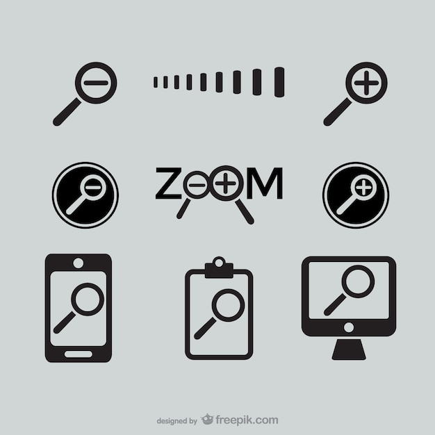 Zoompictogrammen