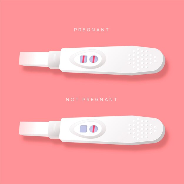 Zwangerschapstest met concept