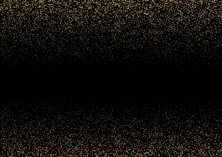 Gratis Vector zwart en goud glitter achtergrond