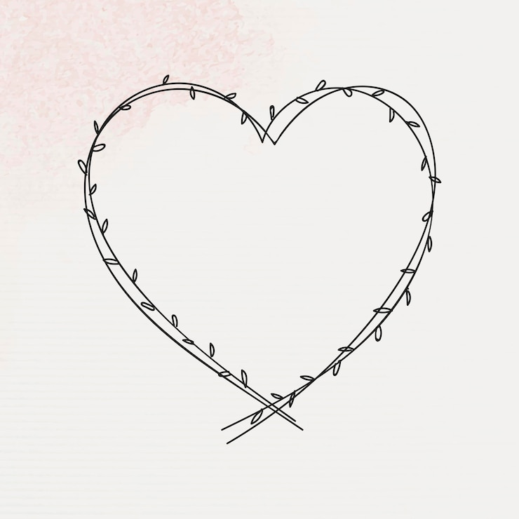 Gratis Vector zwart hart krans element