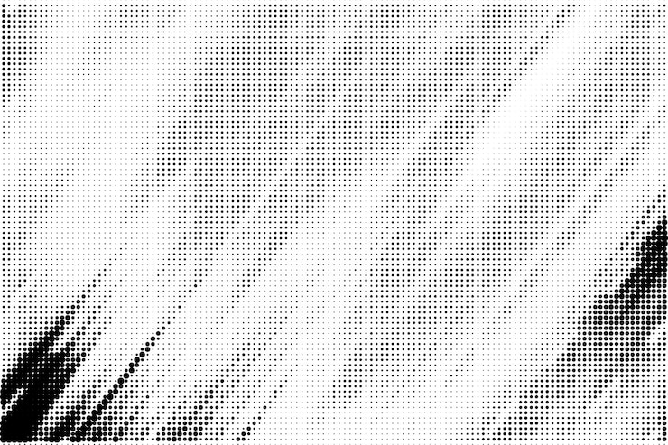 Gratis Vector zwart-wit abstracte grunge halftone patroon textuur achtergrond