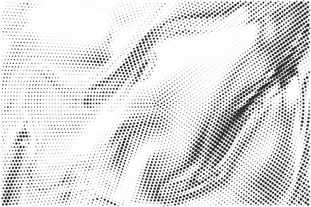 Zwart-wit grunge halftoon patroon textuur achtergrond