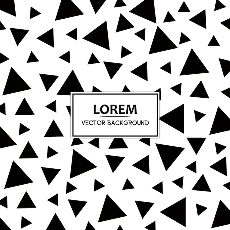 Gratis Vector zwart-witte vector patroon achtergrond