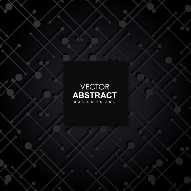 Zwarte vector abstracte achtergrond