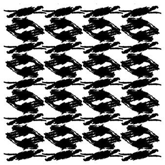 Zwarte verf penseelstreken vector naadloze patroon. hand tekenen lijnen illustratie.