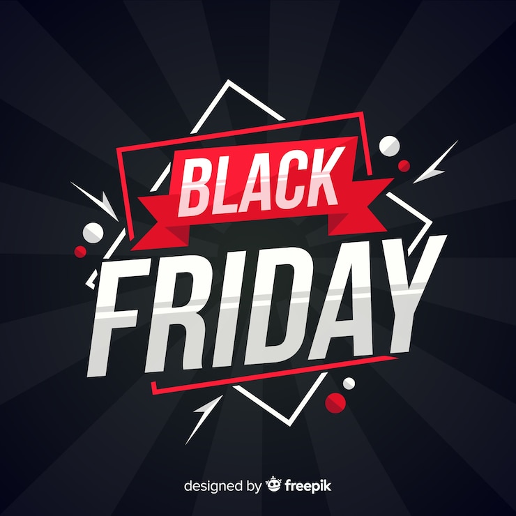 Gratis Vector zwarte vrijdag achtergrond
